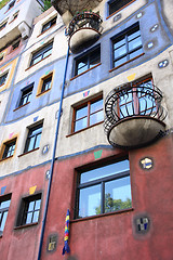 Image showing Hundertwasser House in Vienna, Austria