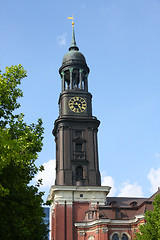 Image showing  St. Michael\'s Church (Sankt Michaelis) in Hamburg, Germany