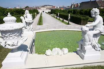 Image showing Belvedere in Vienna, Austria