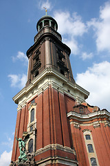 Image showing  St. Michael\'s Church (Sankt Michaelis) in Hamburg, Germany