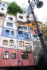 Image showing Hundertwasser House in Vienna, Austria