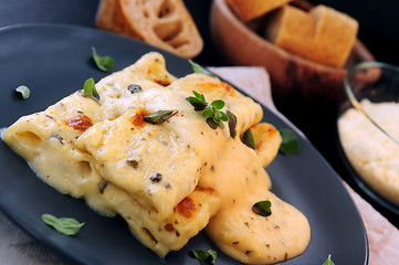 Image showing Cannelloni pasta