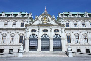 Image showing Belvedere in Vienna, Austria