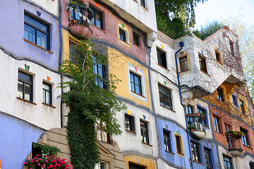 Image showing Hundertwasser House in Vienna, Austria