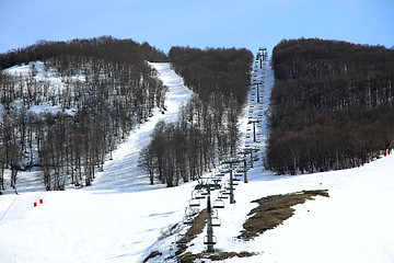 Image showing Campo Felice, Abruzzo mountain landscape in Italy