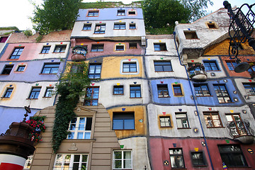 Image showing Hundertwasser House in Vienna, Austria