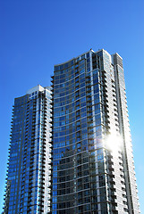 Image showing Modern condominium complex