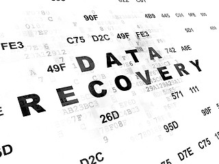 Image showing Information concept: Data Recovery on Digital background