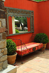 Image showing Courtyard of a villa