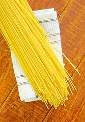 Image showing raw spaghetti