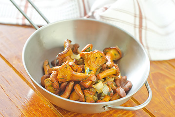 Image showing fried mushrooms