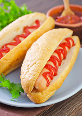 Image showing hot dogs