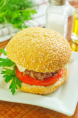 Image showing burgers