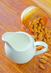 Image showing almond milk