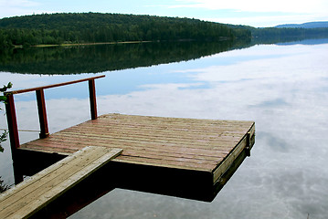 Image showing Lake dock