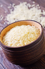 Image showing raw rice