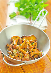 Image showing fried mushrooms