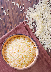 Image showing raw rice