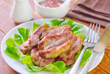 Image showing fried meat