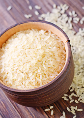 Image showing raw rice