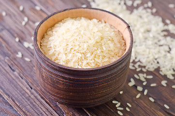 Image showing raw rice