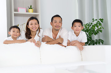 Image showing Asian family