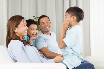 Image showing Asian family 