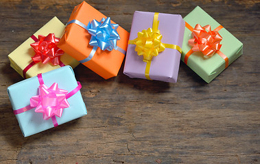 Image showing gift boxes