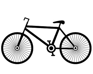 Image showing bike black