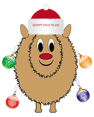 Image showing Christmas sheep