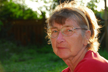 Image showing Senior woman