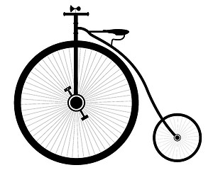 Image showing retro bike