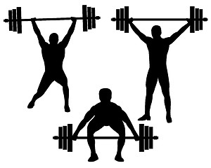 Image showing weightlifting