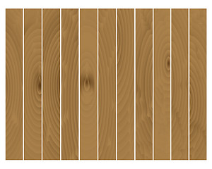 Image showing wooden planks