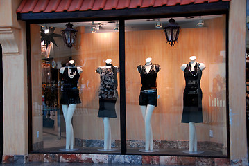 Image showing Boutique window