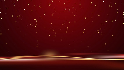 Image showing red christmas background