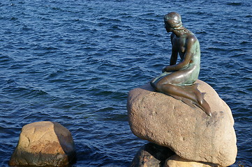 Image showing The litle mermaid in Copenhagen in denmark