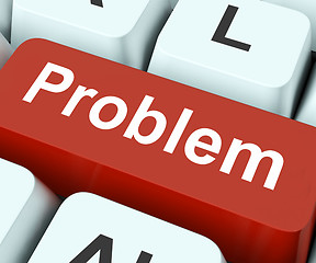 Image showing Problem Key Means Difficulty Or Trouble\r