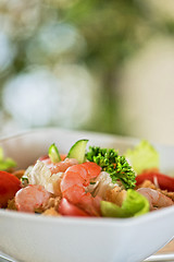 Image showing shrimp vegetable salad