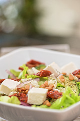 Image showing Salad feta cheese