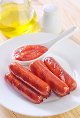 Image showing sausages