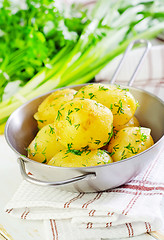 Image showing boiled potato