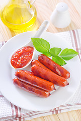 Image showing sausages