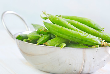 Image showing green peas