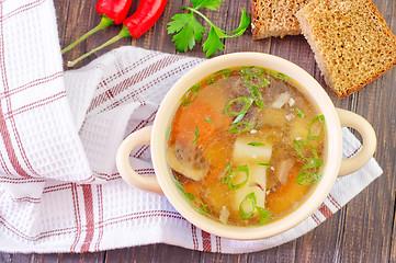 Image showing mushroom soup