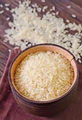 Image showing raw rice