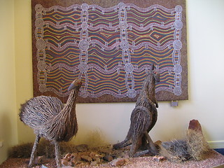 Image showing kangroo and emu