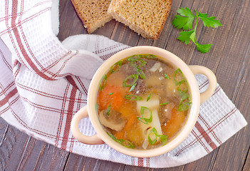 Image showing mushroom soup