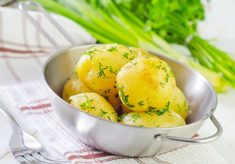 Image showing boiled potato