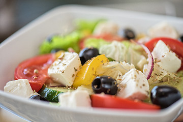 Image showing Greek tasty salad